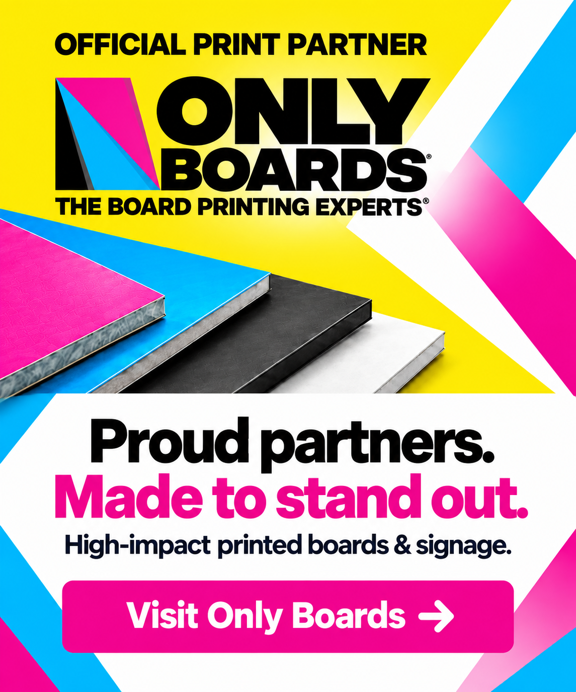 Only Boards partner banner