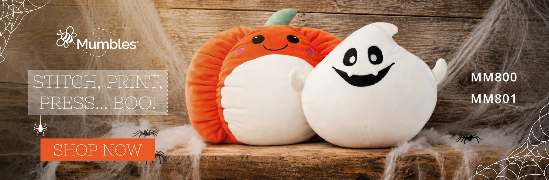 Mumbles Halloween plush collection
